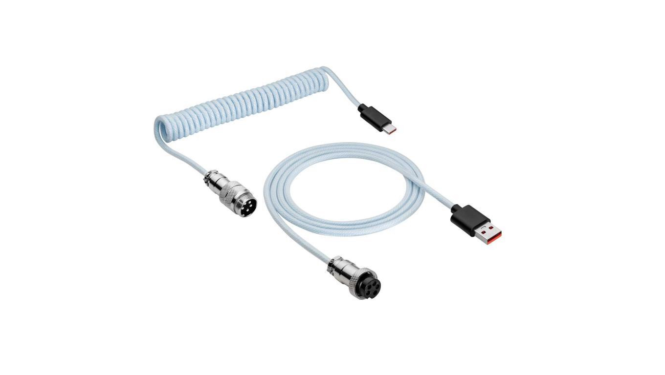 Kabel USB Akyga AK-USB-48 USB A (m) / USB type C (m) Spiralny Aviator ver. 2.0 3m