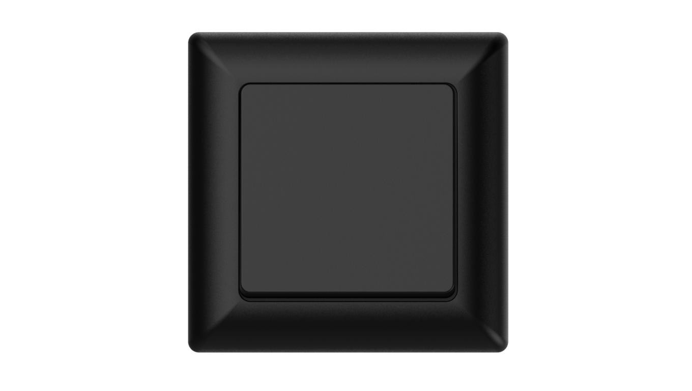 Łącznik podtynkowy zwierny, Varia, czarny / 46116