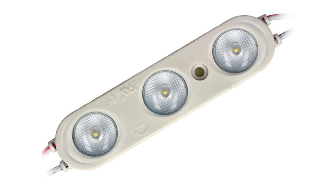 LED line Moduł reklamowy OPTO 3x SMD2835 12V 6500K 2,5W 7 lat gwar.