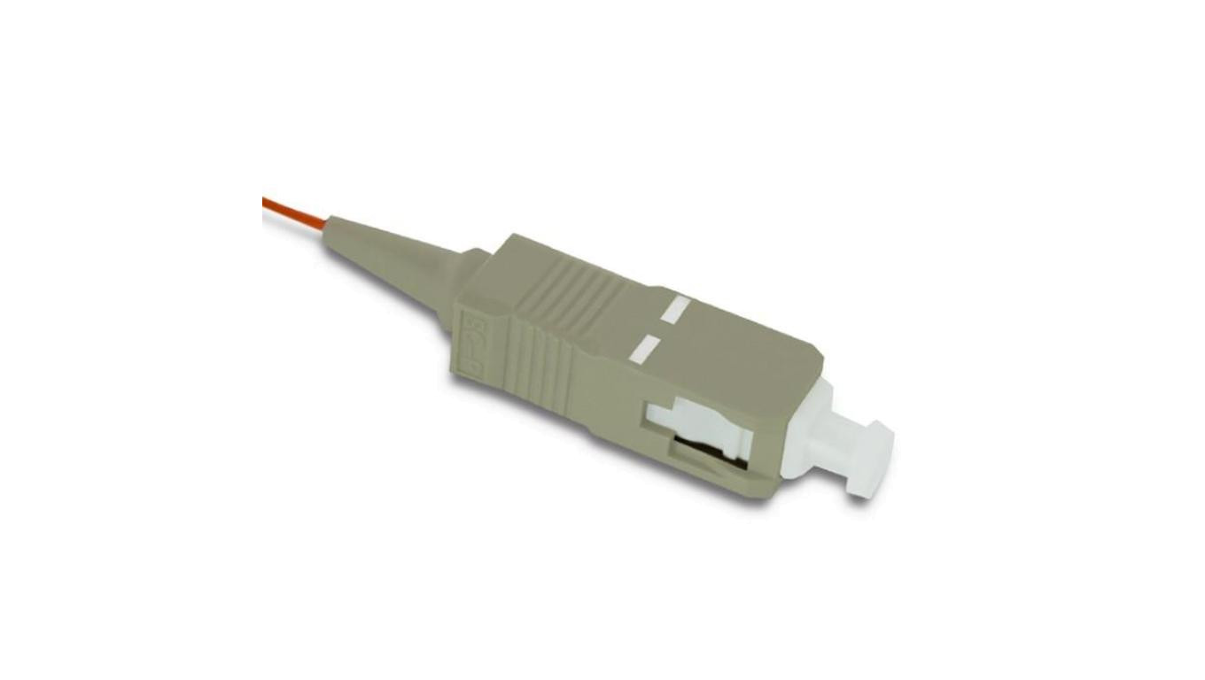 Qoltec Pigtail światłowodowy SC/UPC Multimode 50/125 OM2 1m