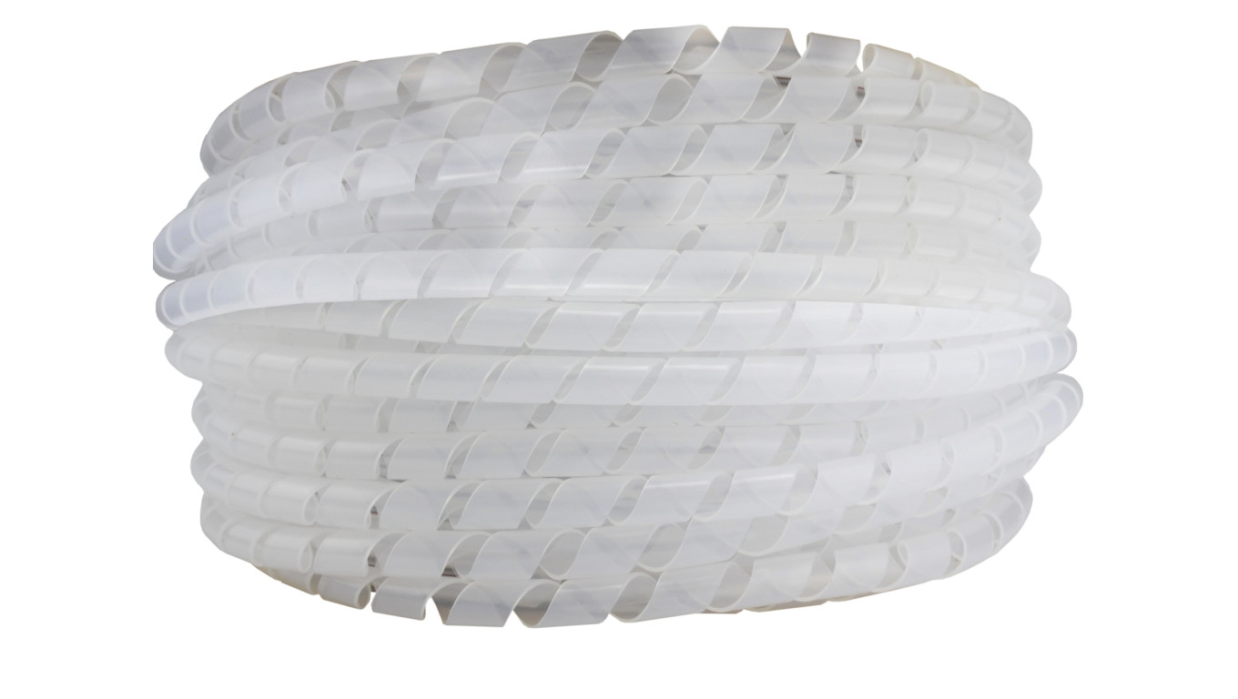 Wężyk spiralny GST 12 OP= 10m biały