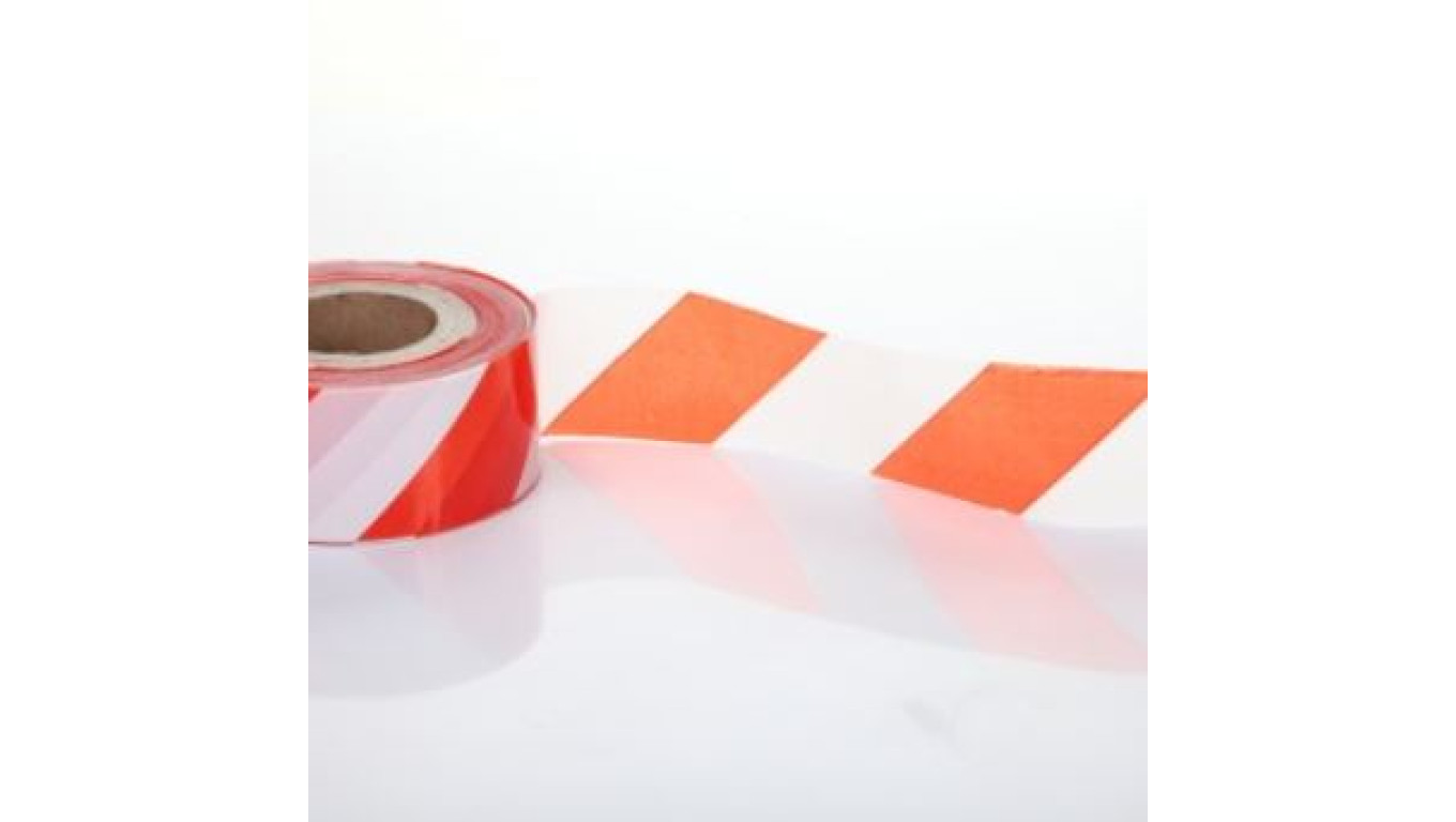 Folie ogdradzające biało czerwone 8cm TOO-BC/8 /100m/