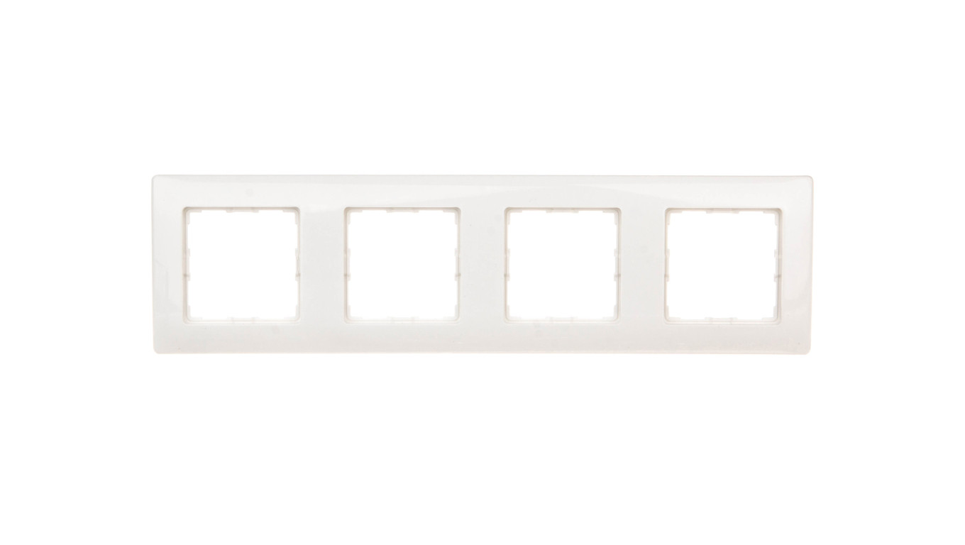 VENA Ramka poczwórna biała 510484