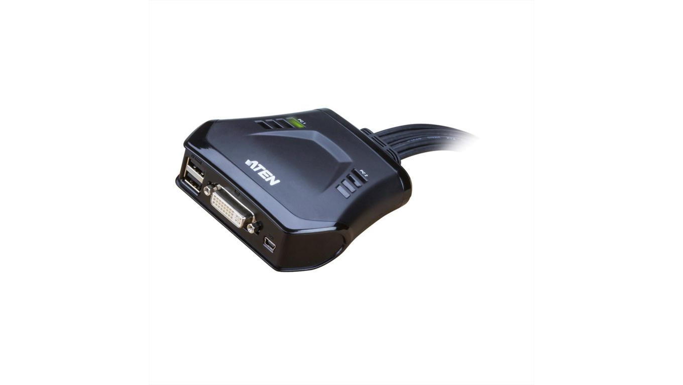 ATEN CS22D 2-portowy przełącznik KVM USB DVI