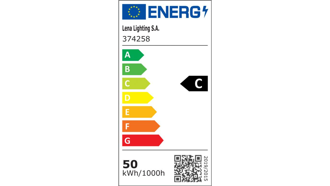 Oprawa hermetyczna ATLAS LED 50W 7100lm 4000K IP65 PC/PC 1200mm 3 lata gwar. 374258
