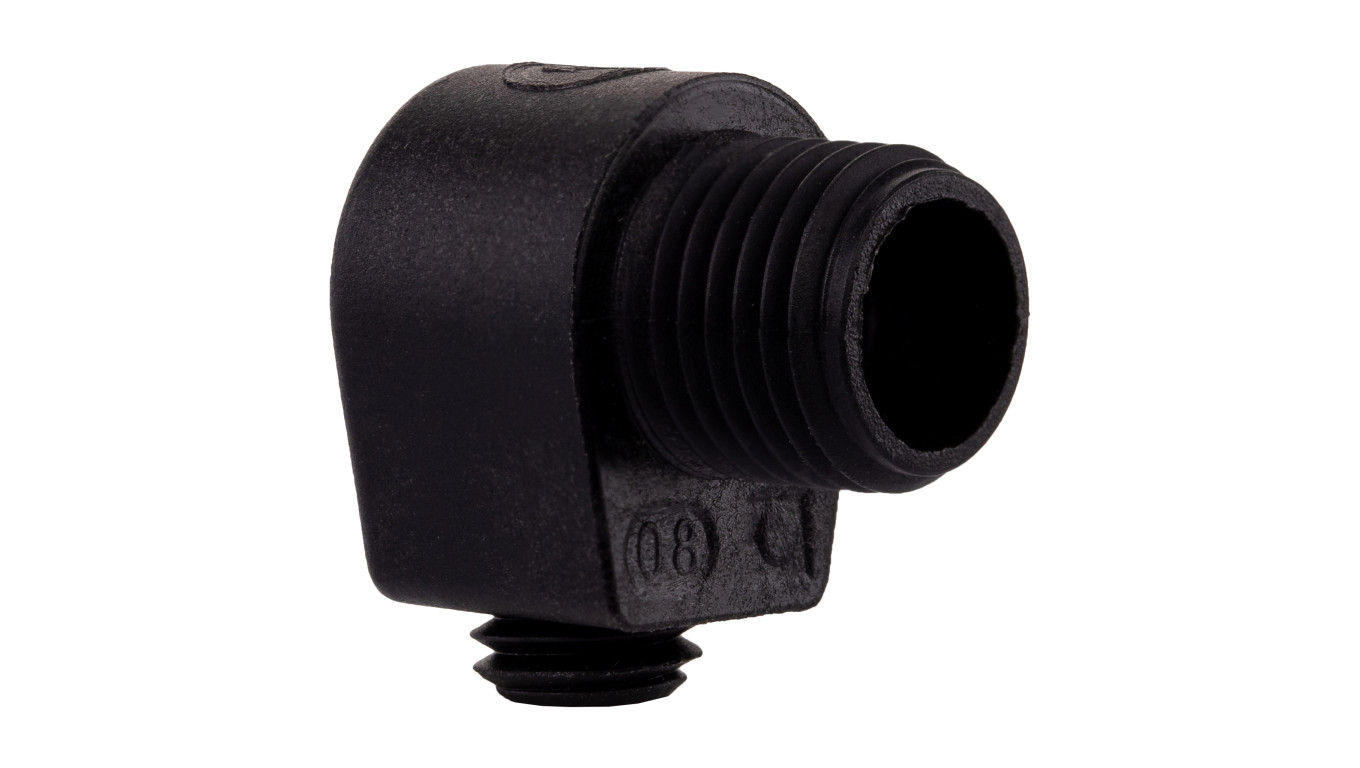 Blokada przewodu boczna do podsufitki czarna