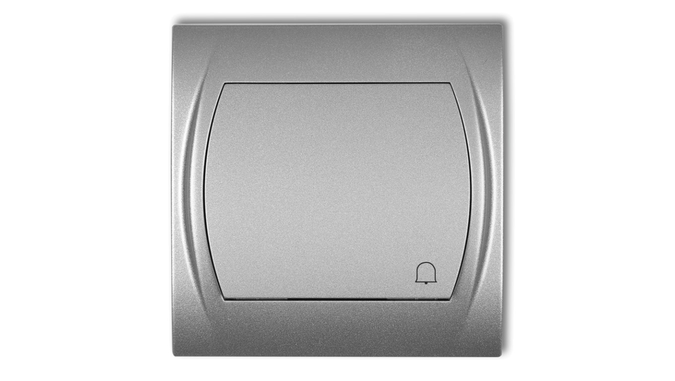 LOGO Przycisk /dzwonek/ srebrny metalik 7LWP-4