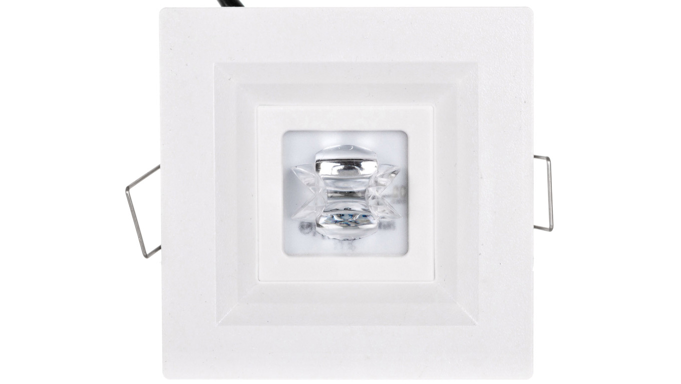 Oprawa awaryjna LOVATO P ECO LED 1W 125lm (opt. koryt.) 1h jednozadaniowa biała LVPC/1W/E/1/SE/X/WH