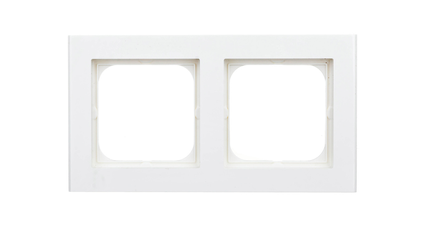 SONATA Ramka podwójna ecru R-2R/27