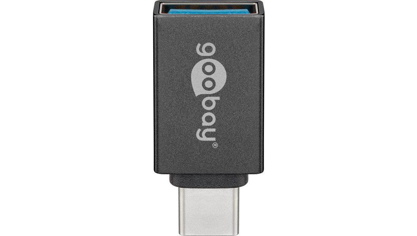 USB-C™ USB A OTG SuperSpeed ​​Adapter do podłączenia kabli ładowania 3.0 Szary - Wersja kolorystyczna Szary