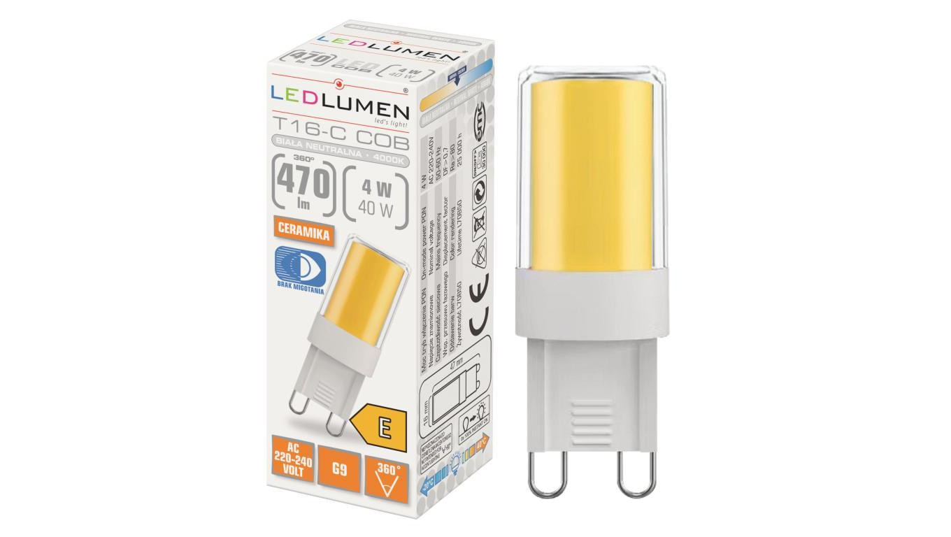 T16-C G9 4W 230V COB LED NW