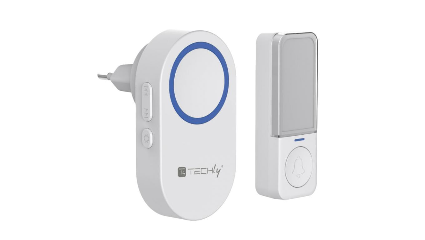 Dzwonek kinetyczny zestaw nadajnik i odbiornik, IP56, 180m I-BELL-RING05