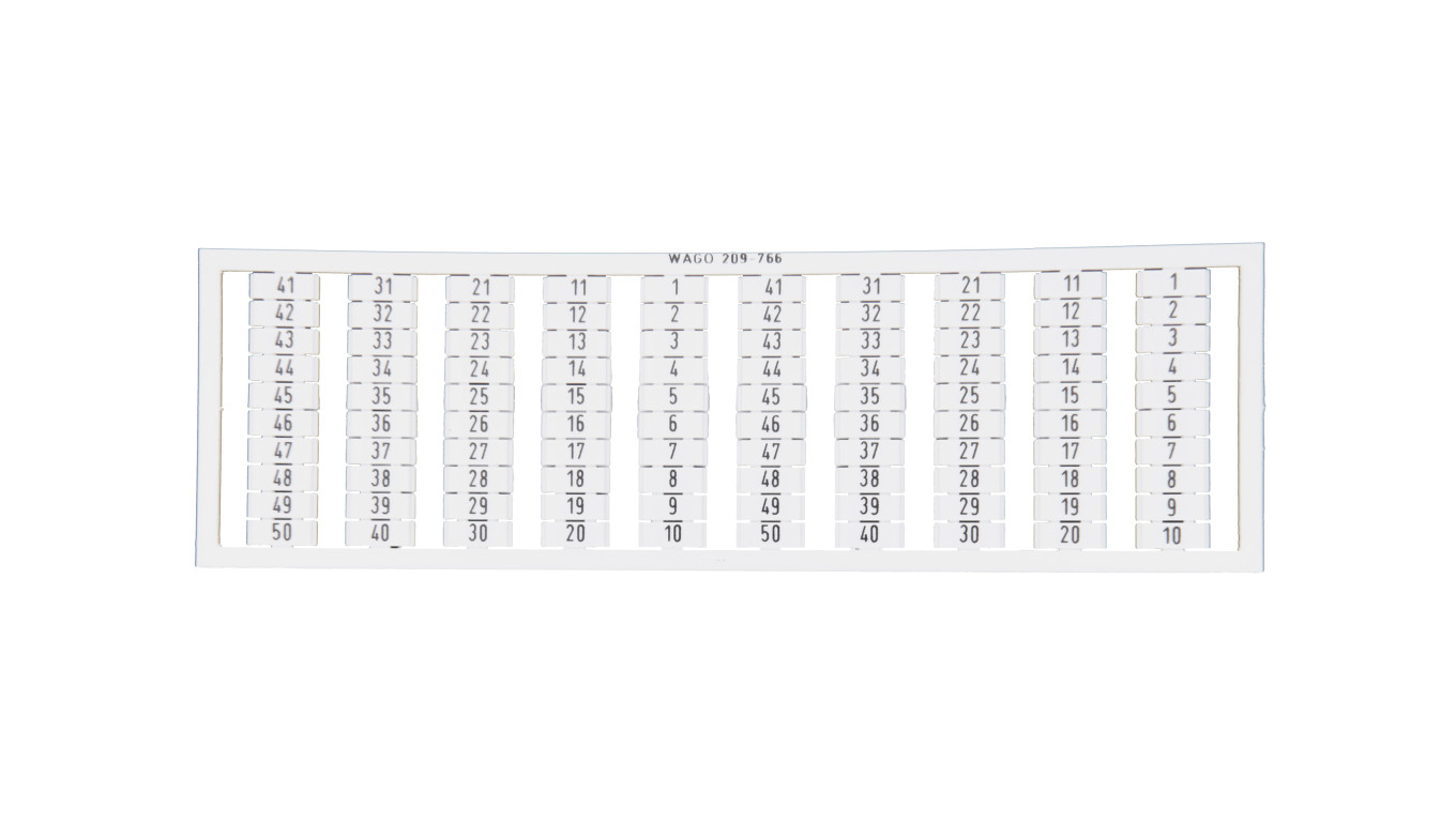 Ramka z oznacznikami 2x 1-50 209-766 /5szt./