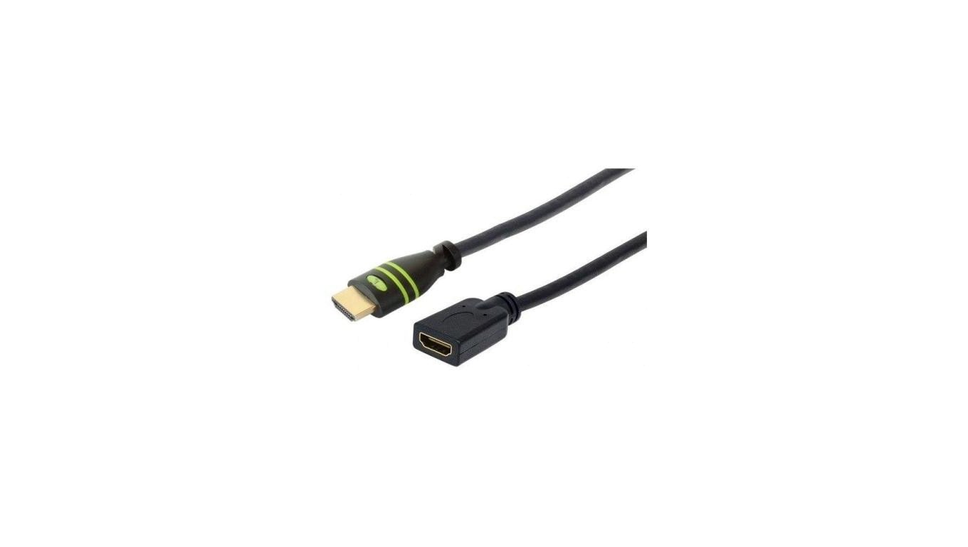Przedłużacz kabel HDMI/HDMI M/F Ethernet 1.8M 4K60Hz ICOC HDMI2-4-EXT018