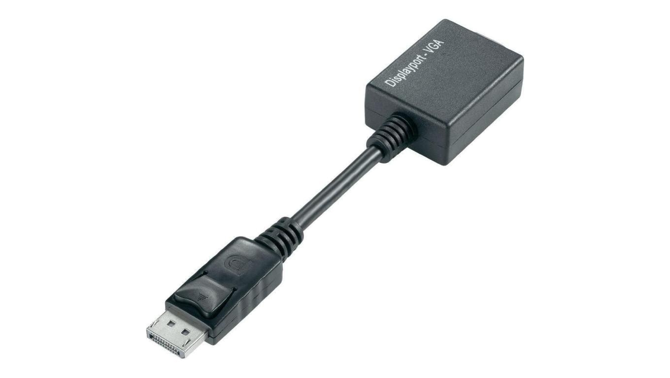 Adapter DisplayPort 1.1 na VGA M/F 1080p 15cm Techly