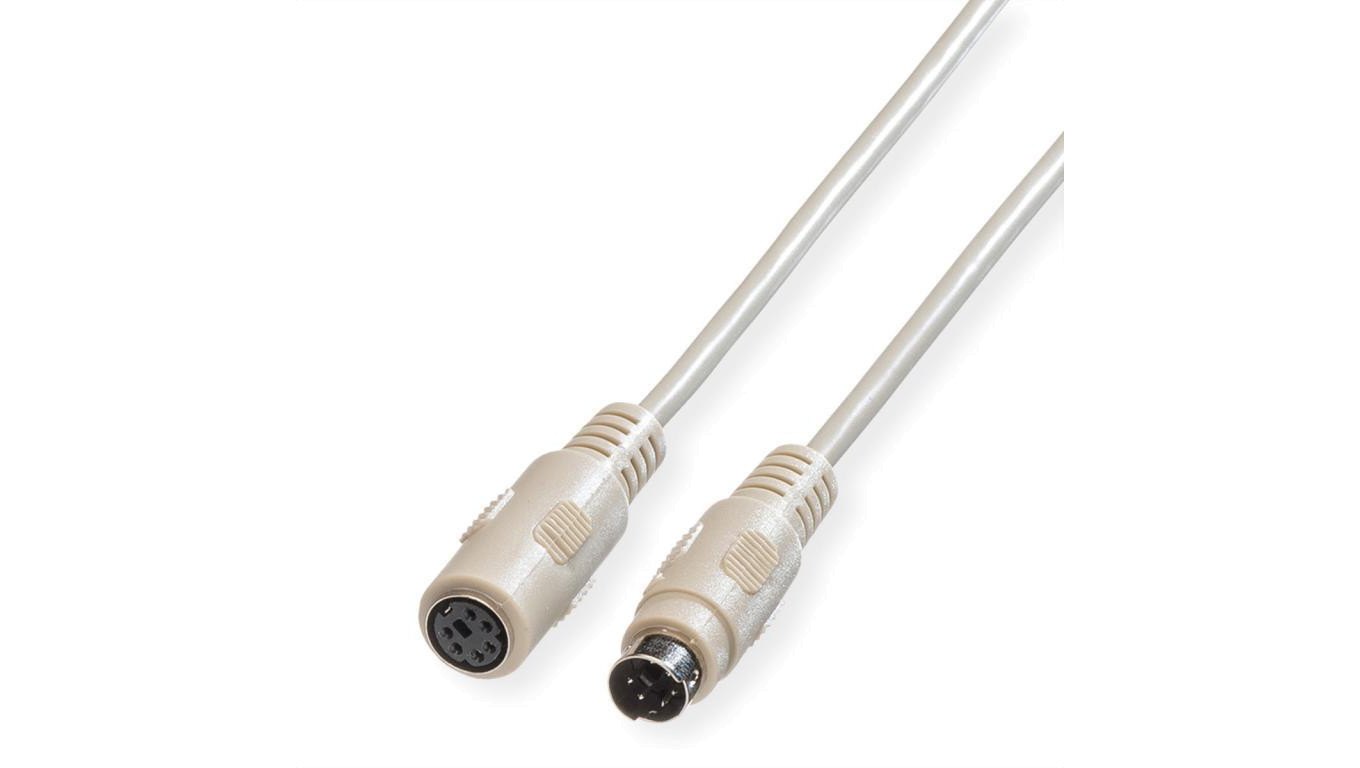 Kabel ROLINE PS/2 klawiatura/mysz M/F, 6 m