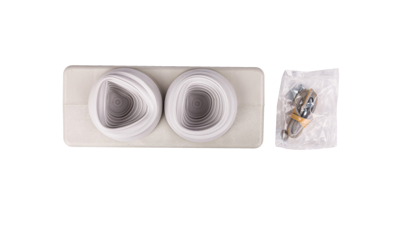 Głowica kablowa dla 2 kabli o średnicy 30-72mm IP 54 do ścianek 300 mm Mi FP 82 HPL2000319