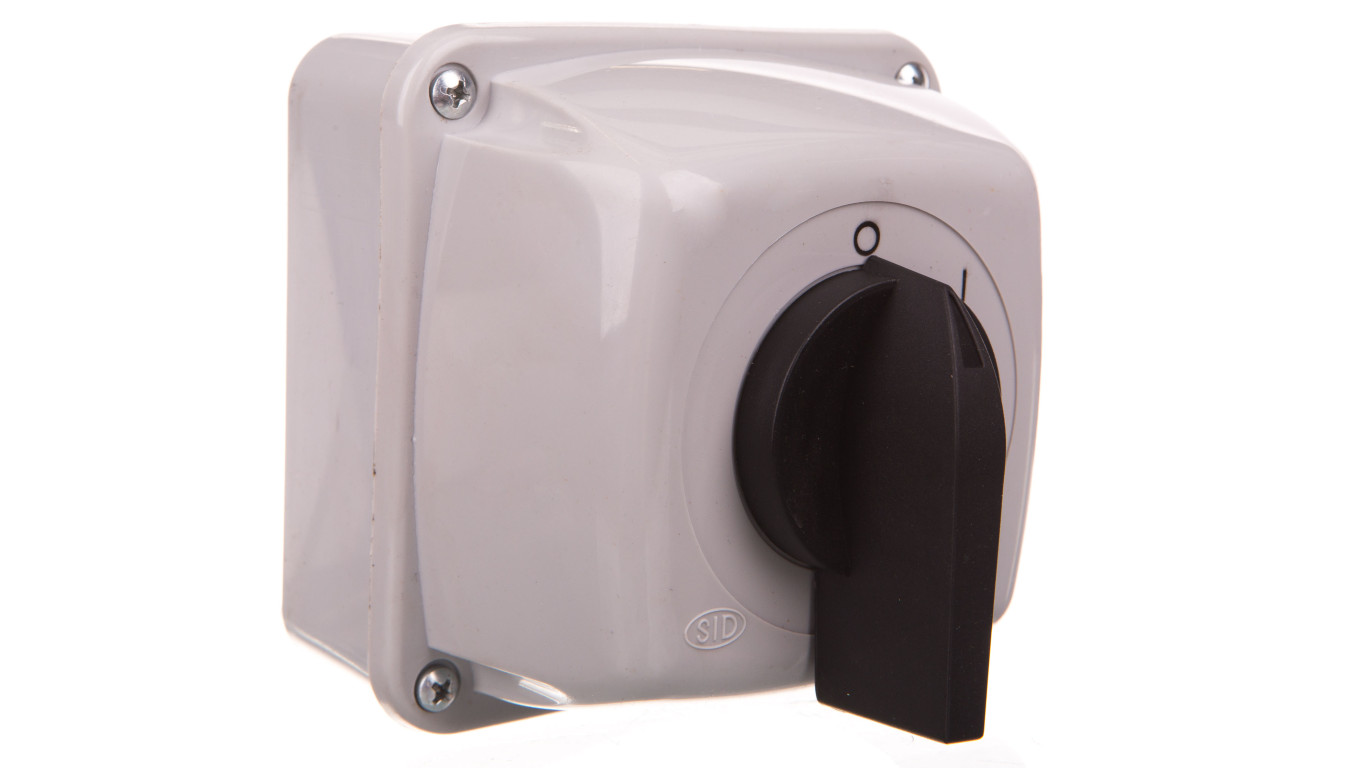 Łącznik krzywkowy 0-1 25A w obudowie IP65 ŁUK 25-13 922506