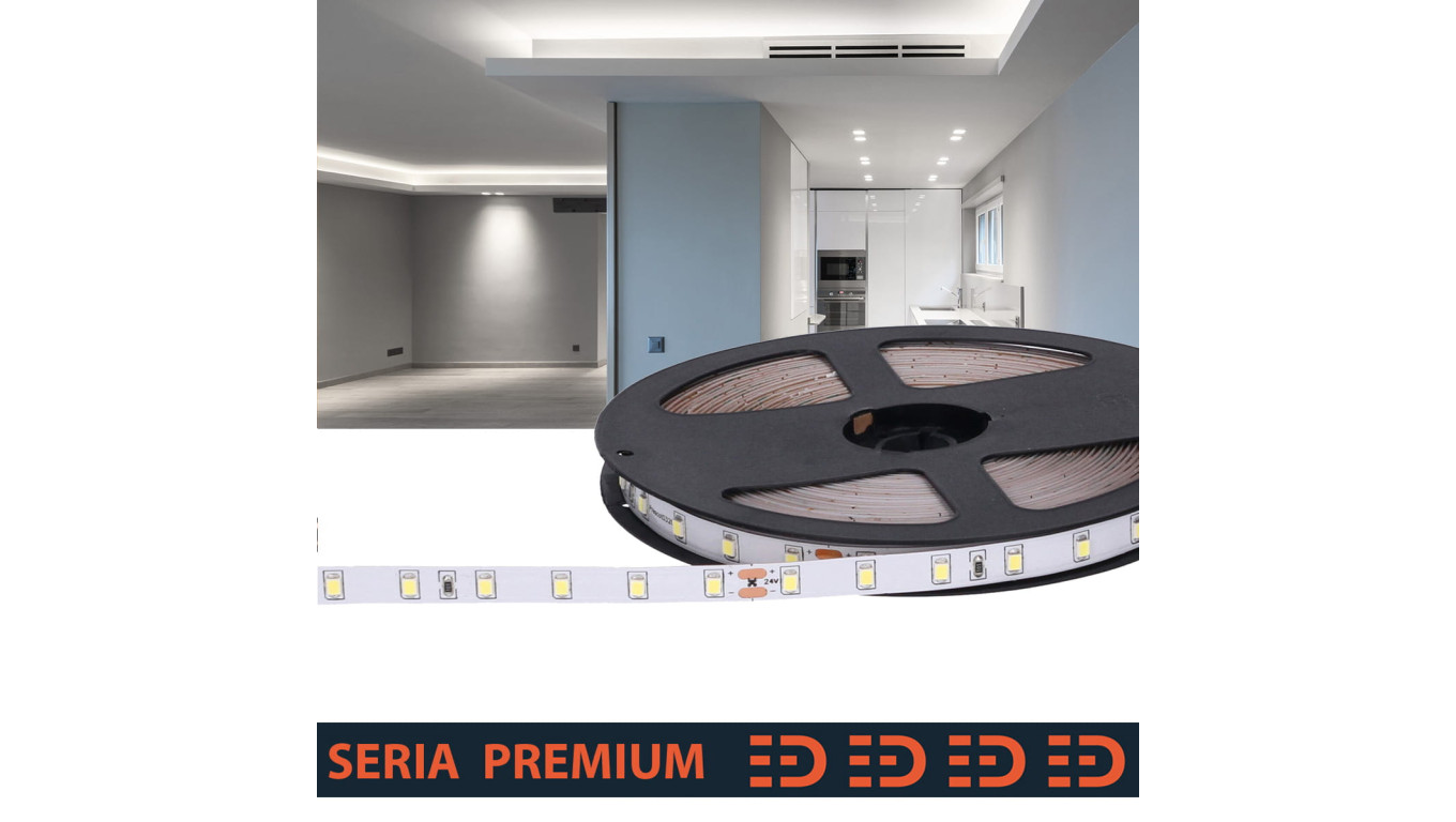 Taśma Premium 24V 70 led 6500K 980lm SMD2835 (10) PL5Y