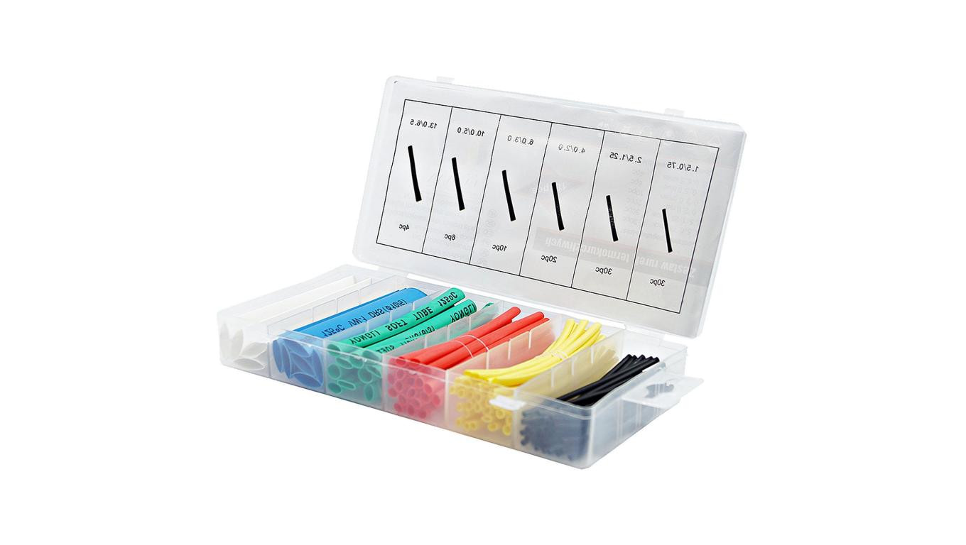 Koszulka izolacyjna termokurczliwa poliolefina ZESTAW RUREK RURKI TERMOKURCZLIWE 100SZT KOLOROWE RTC/SET/ORGANIZER