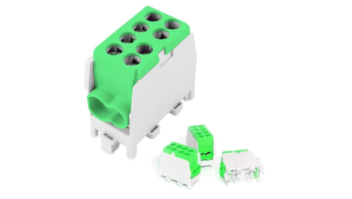 Trytyt Zacisk odgałęźny HLAK-25-1/2ZI zielony