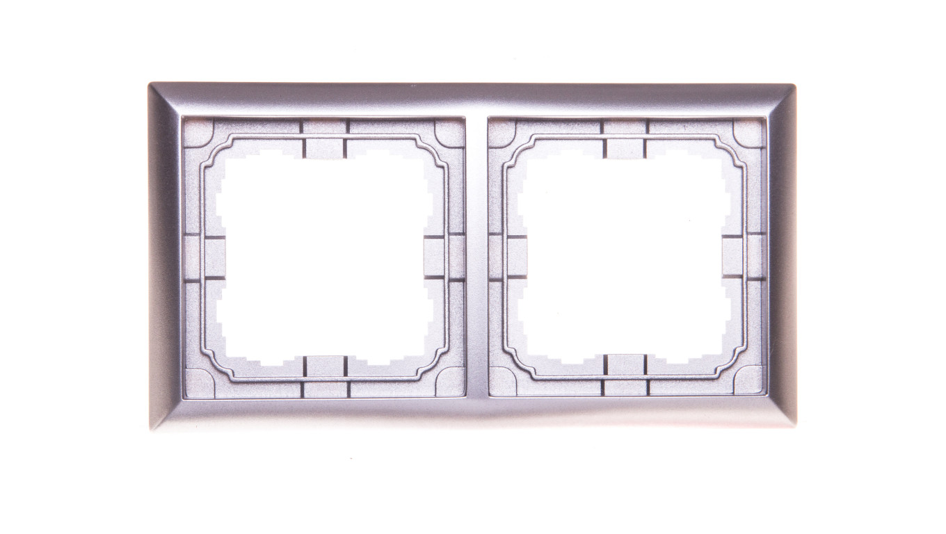 KOS66 Ramka podwójna aluminium 664082