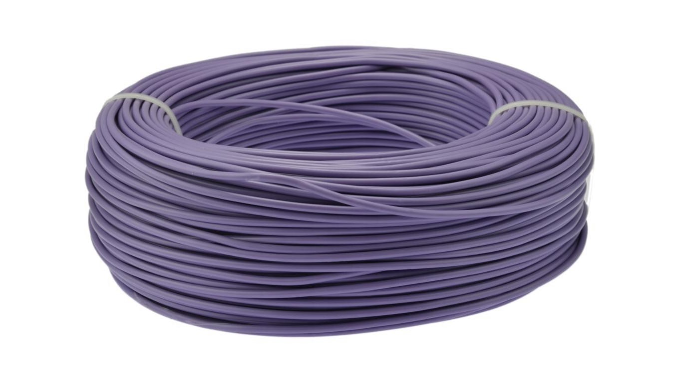 Przewód instalacyjny H07V-K / LgY 1,5 750V fioletowy linka giętka Elektrokabel 10m