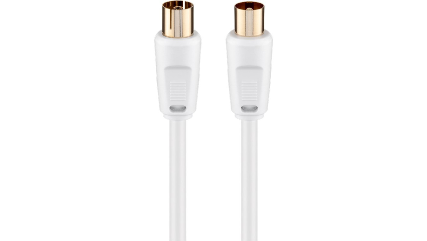 Kabel antenowy (80 dB), podwójne ekranowanie - Długość kabla 2.5 m