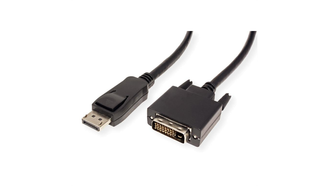 VALUE Kabel DisplayPort męski DP - DVI-D męski, czarny, 1 m