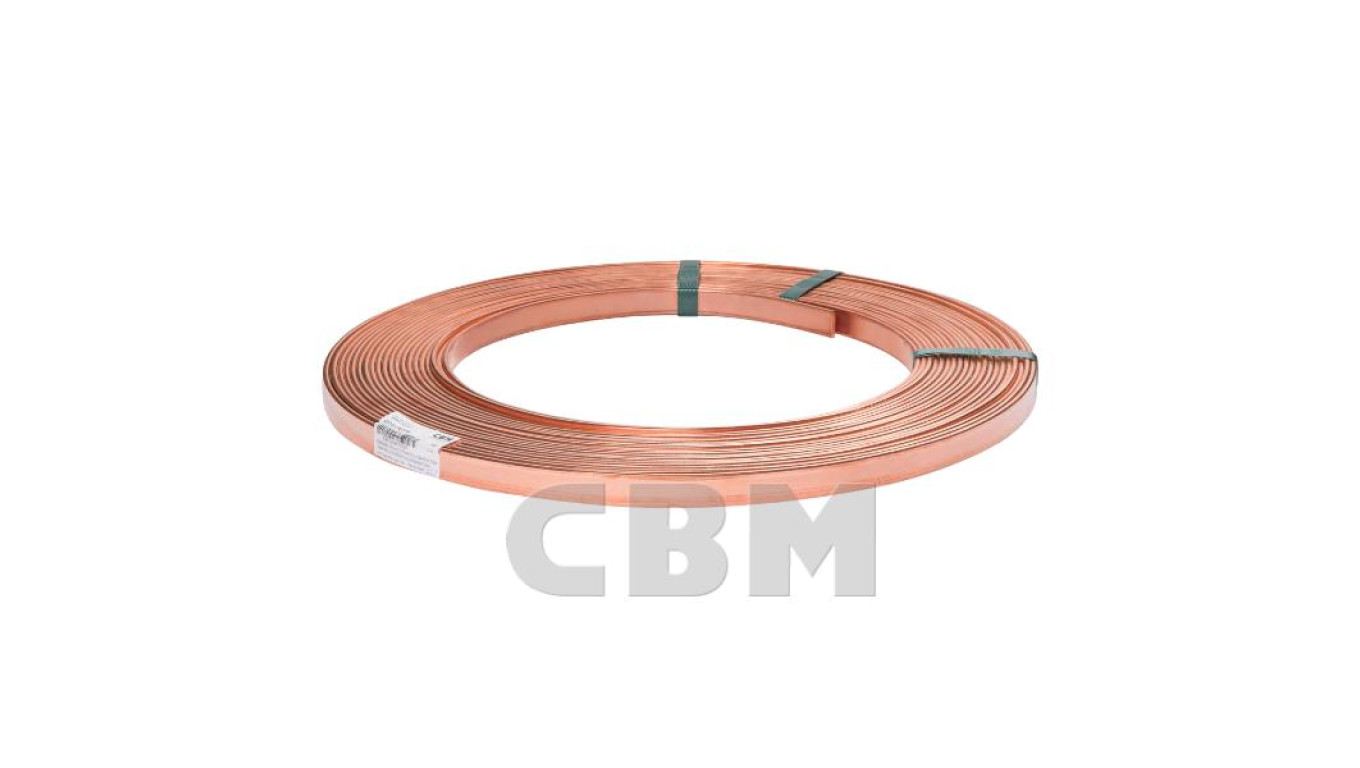 Bednarka pomiedziowana, 30x4mm St/Cu, 0,070mm Cu ok. 25m ok. 26kg /C1100275(25M)