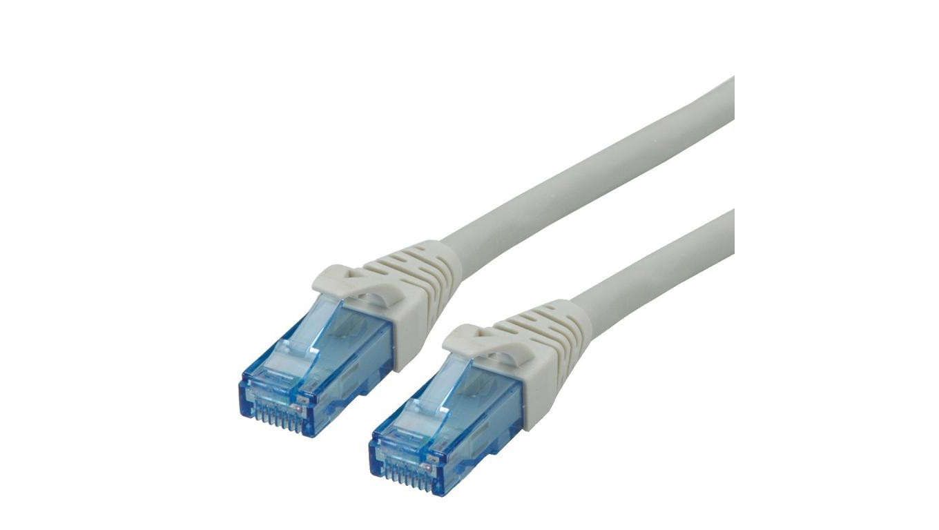ROLINE Patch cable Cat.6A UTP, Component Level, LSOH, szary, 2 m