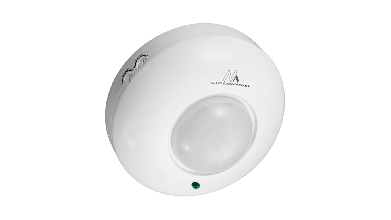 Czujnik ruchu pir sufitowy Maclean Energy MCE19 1200W zasięg 6m MCE19