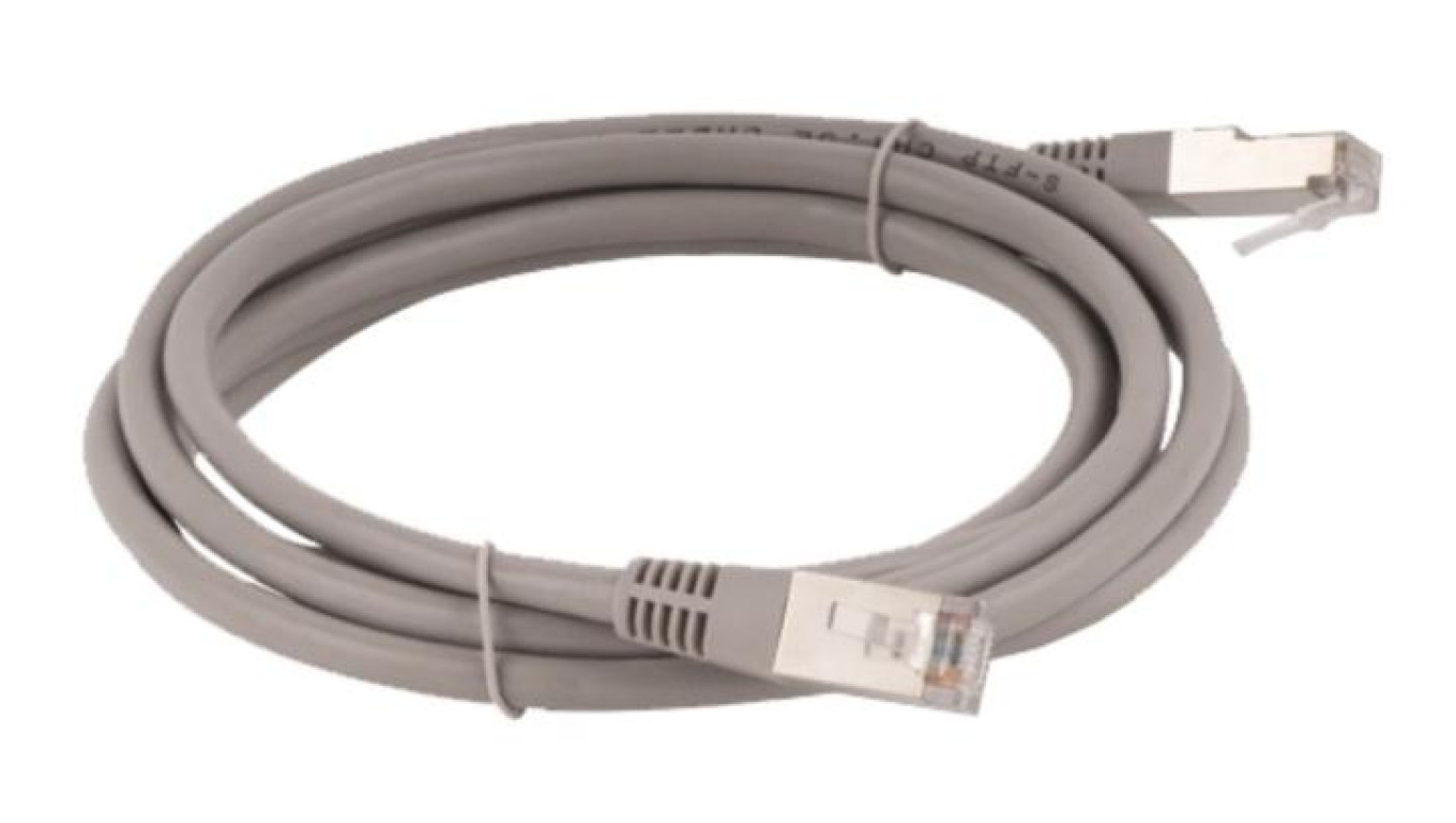 Patchcord FTP kat.5e kabel sieciowy LAN 2x RJ45 linka szary 7m Alantec