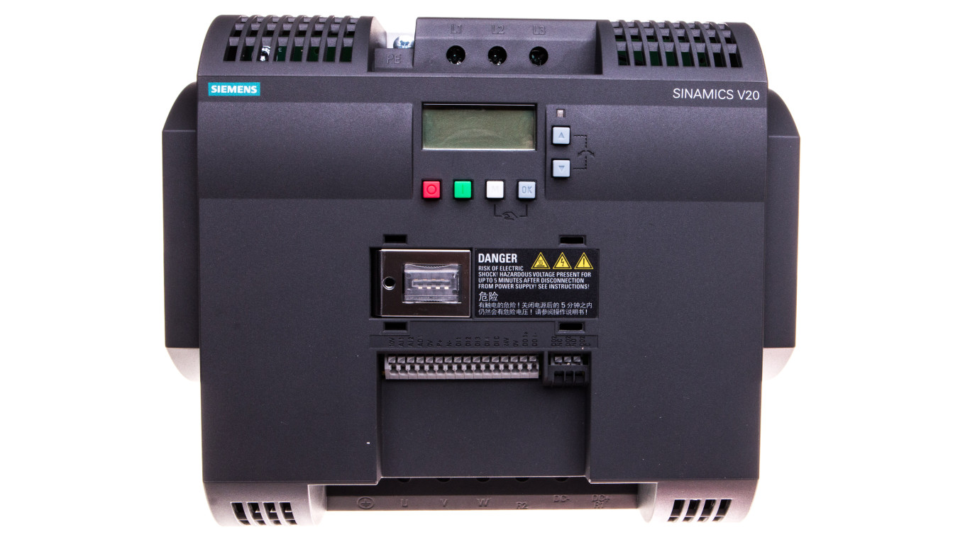 Falownik Uwe=400V, Uwy=3x400V/25A 11kW Sinamics V20 6SL3210-5BE31-1UV0