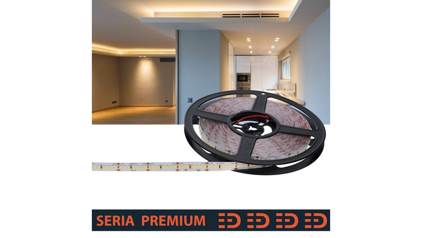 Taśma Premium 24V 210 led 4000K 800lm SMD2835 (10) PL5Y