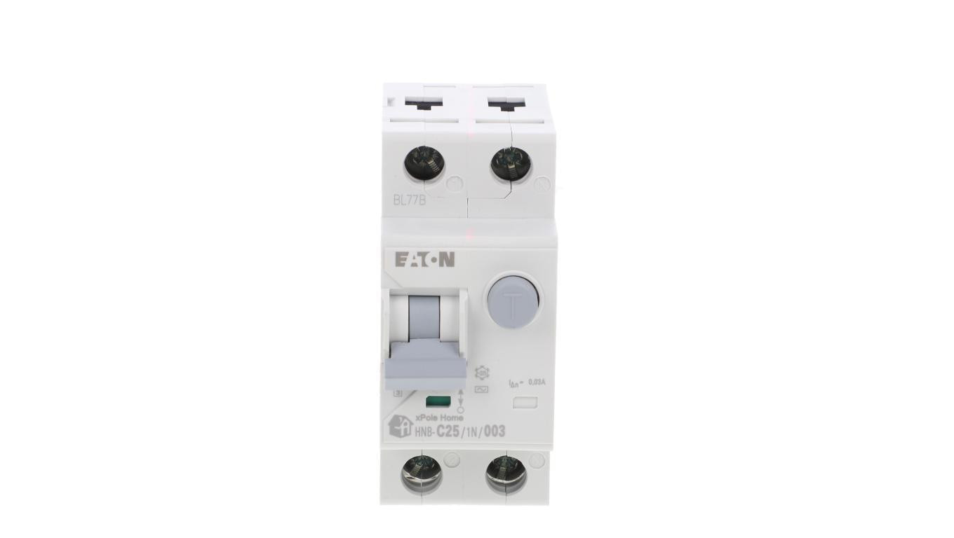 Wyłącznik różnicowo-nadprądowy 2P 25A 0,03A typ AC char. C xPole Home HNB-C25/1N/003 195129