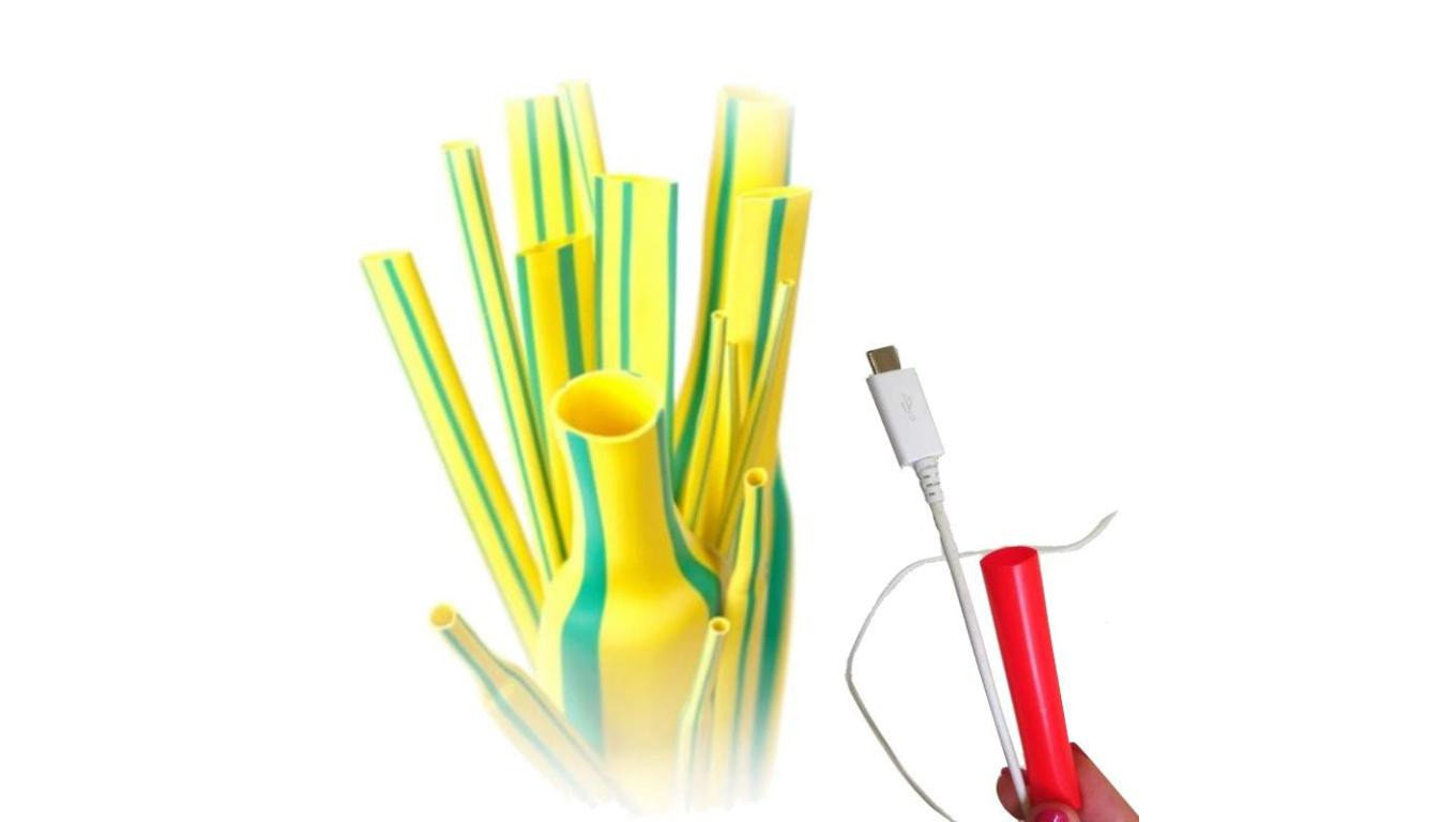 Trytyt Rurka termokurczliwa RTS-1,6/0,8ZZ żółto-zielony