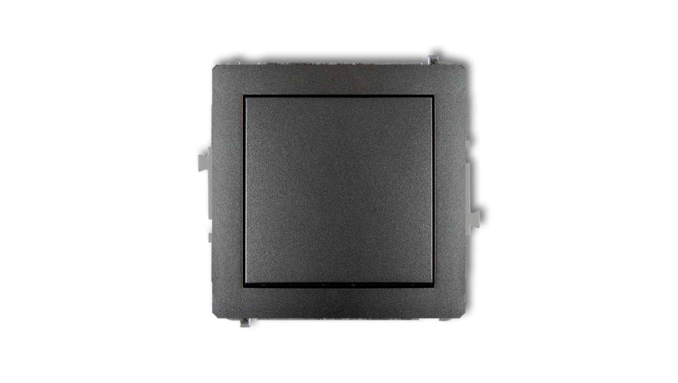 DECO Łącznik jednobiegunowy grafitowy 11DWP-1