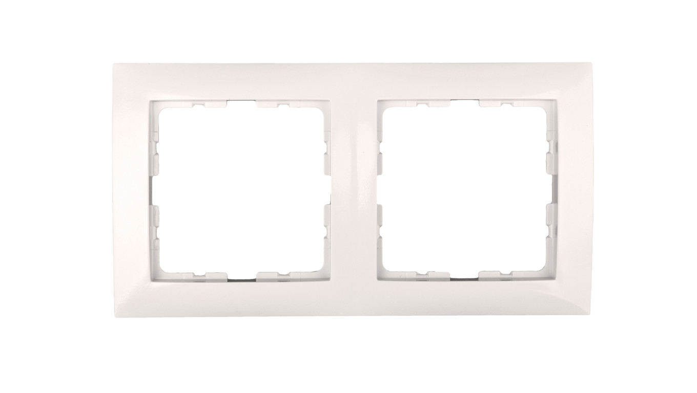 Berker B.Kwadrat Ramka podwójna kremowa 5310128982