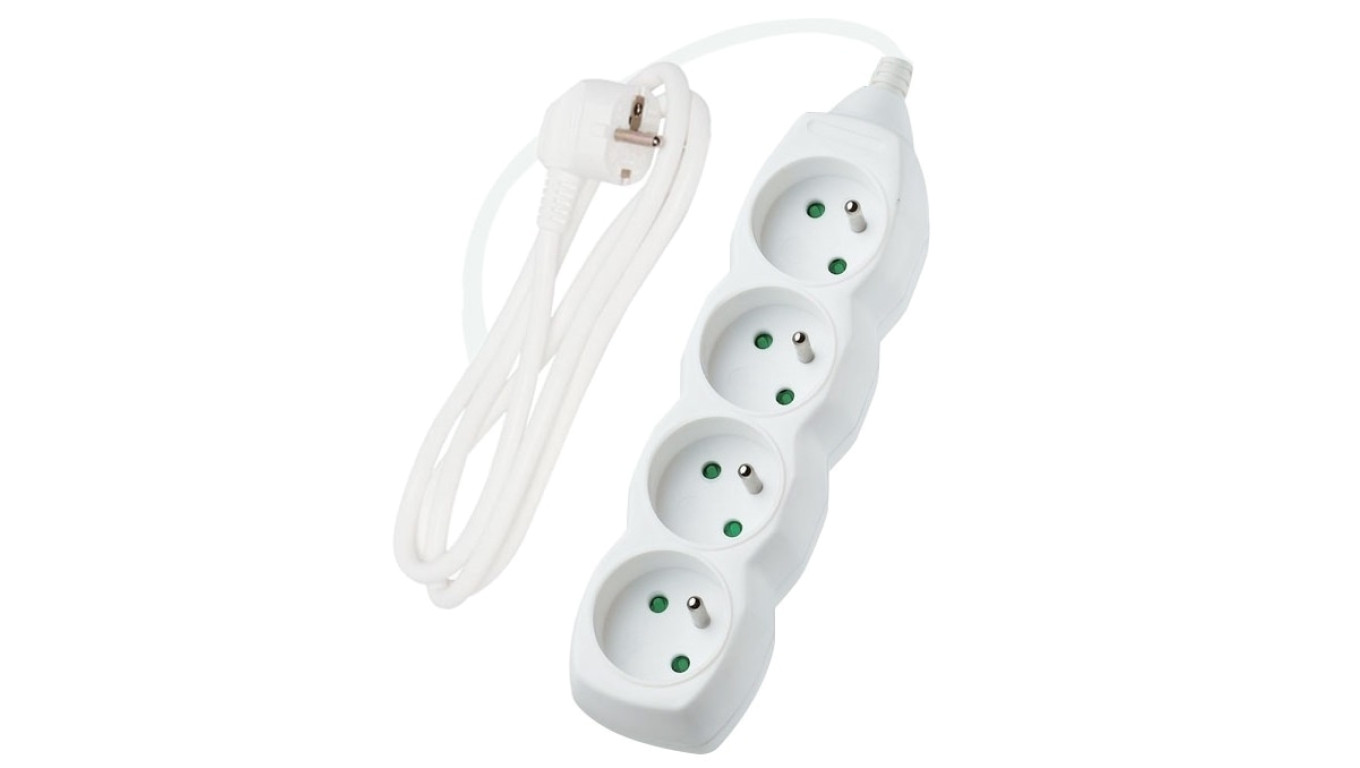 Przedłużacz prądowy 3m 4xGN (2P+Z) /20