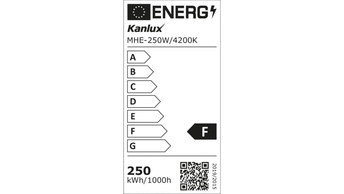 Lampa metalohalogenkowa E40 MHE-250W/4200K 12755