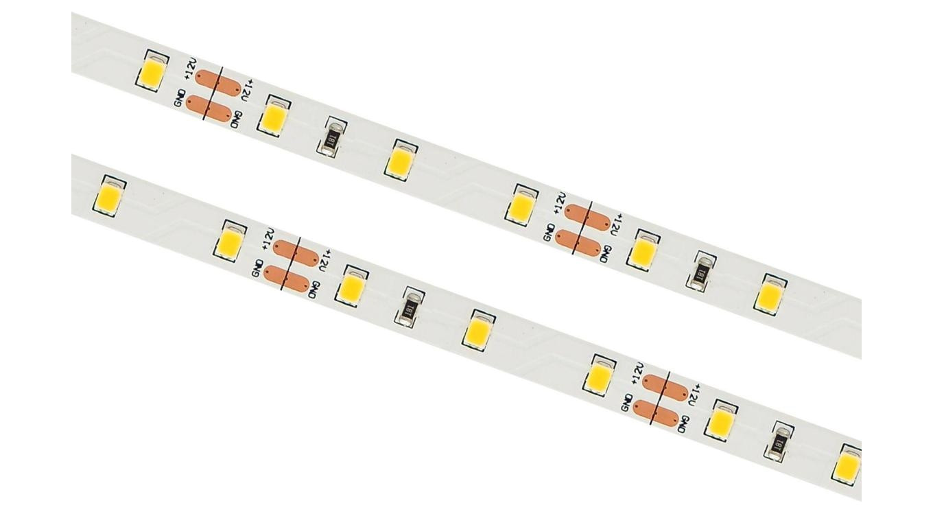 Taśma 60LED/m 1m 12V 4.8W 3000K IP20 520lm Ra80 8mm SCA-60-WW