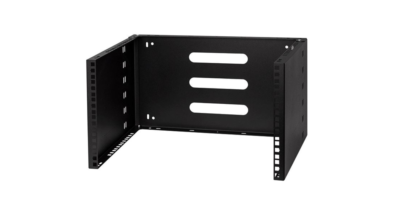 Uchwyt ścienny do urządzeń RACK 19 cali 6U 330mm czarny