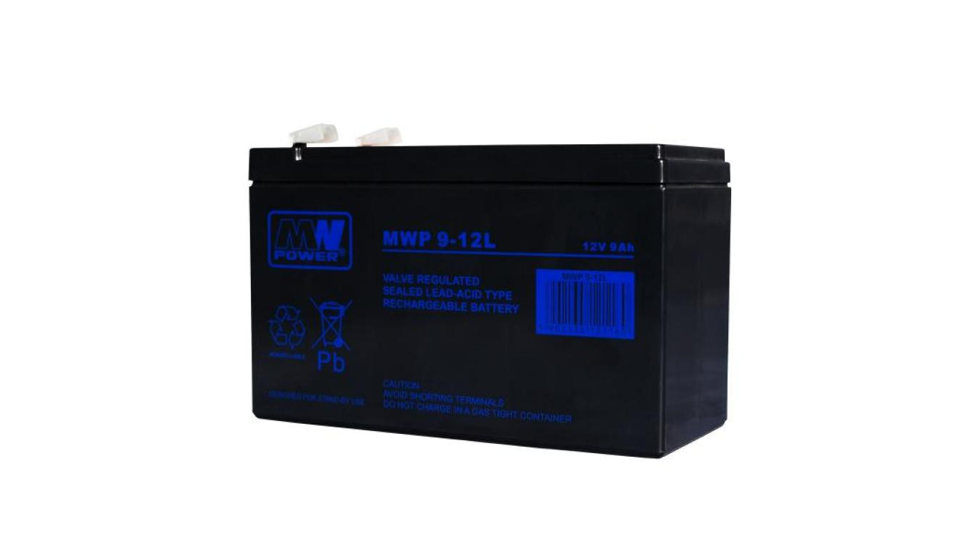 akumulator AGM 12-15 lat 12V/9Ah MWP 9-12L
