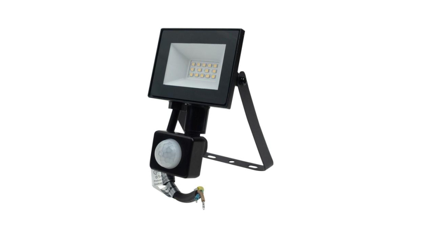 Naświetlacz projektor LED PIR NL-3 20W 1800lm 4000K czarny IP54 z czujnikiem EC61476