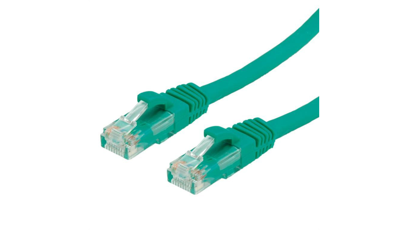 VALUE Kabel krosowy UTP kat. 6 (klasa E), LS0H, zielony, 3 m