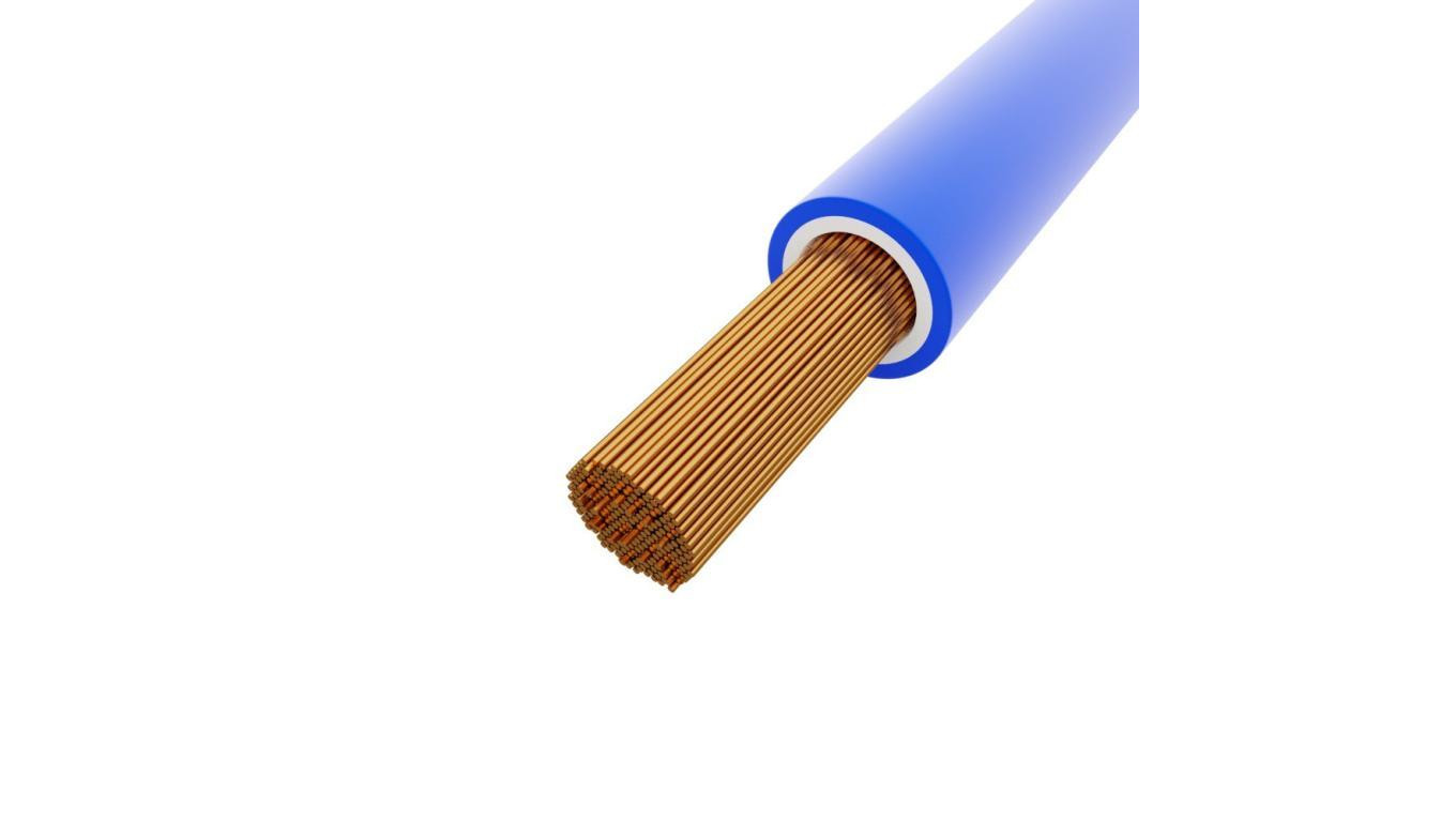 Przewód 2,5mm2 niebieski H07V-K 100m Linka sterownicza BiTOne 450/750V 5029