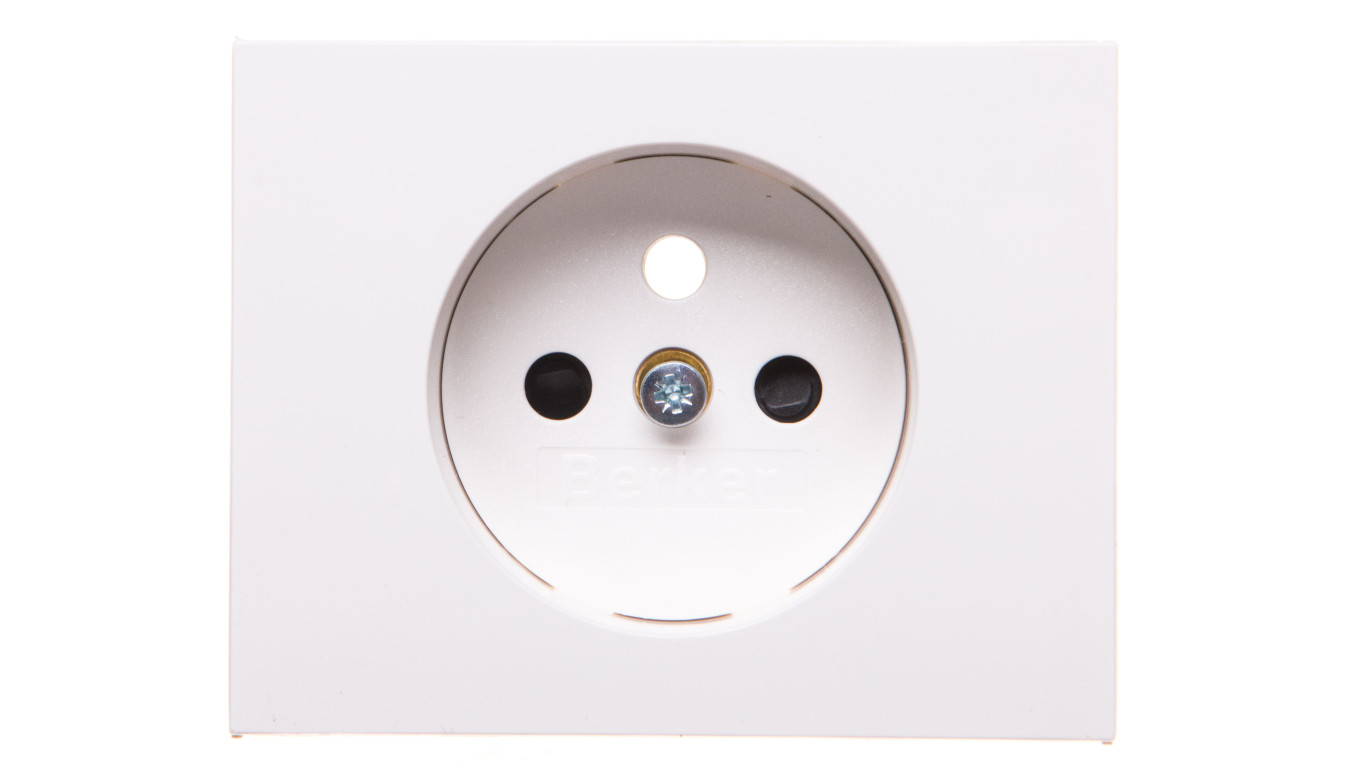 K.1 Płytka czołowa gniazda z/u z przesłonami śnieżnobiały 3965757009