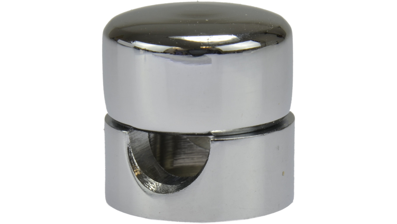 Uchwyt ozdobny do kabla ścienny sufitowy chrom fi: 16mm