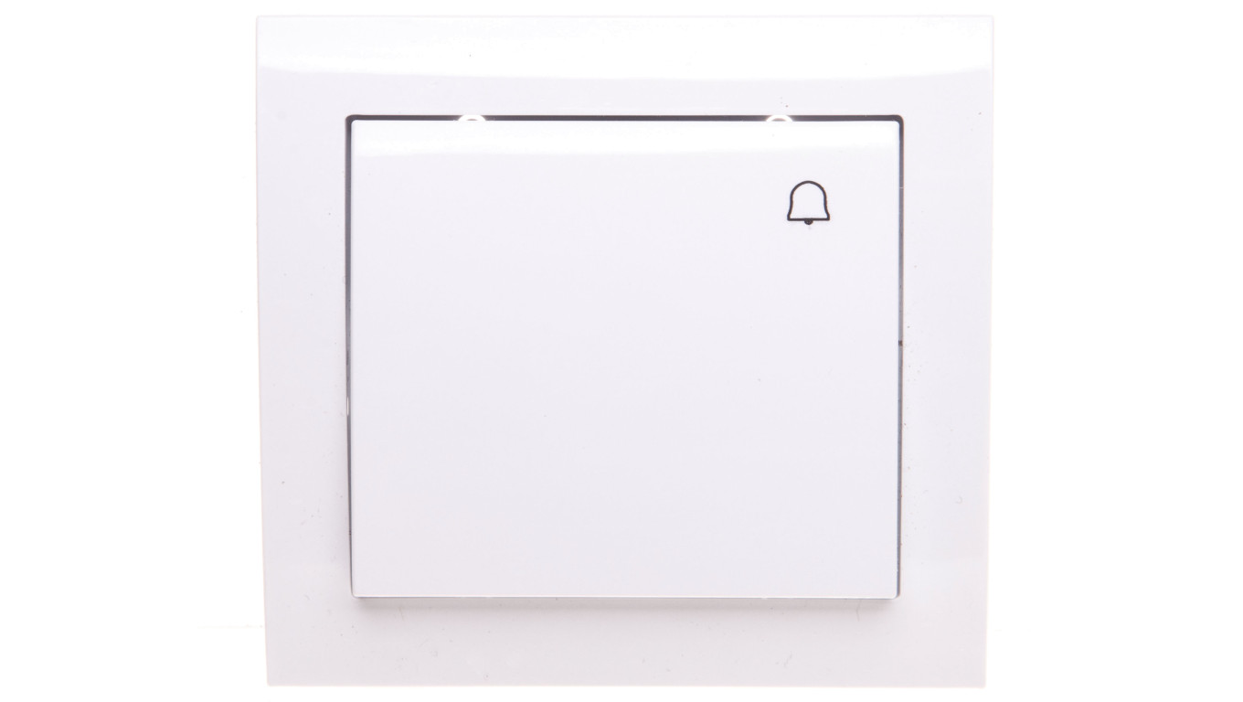 KIER Przycisk /dzwonek/ biały ŁP-6W/00